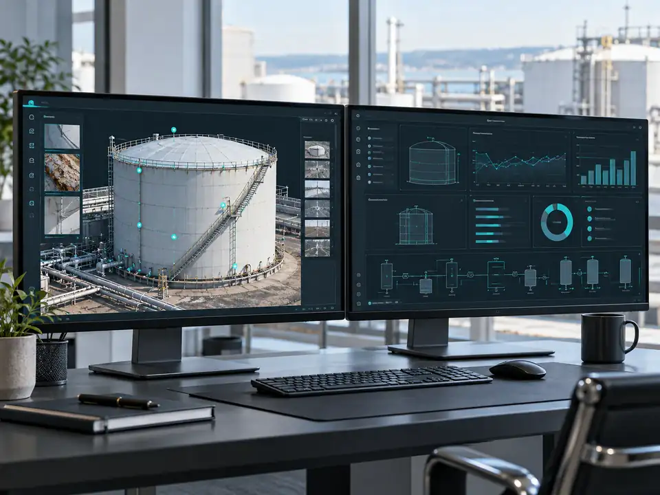 Industrial digital twin workstation